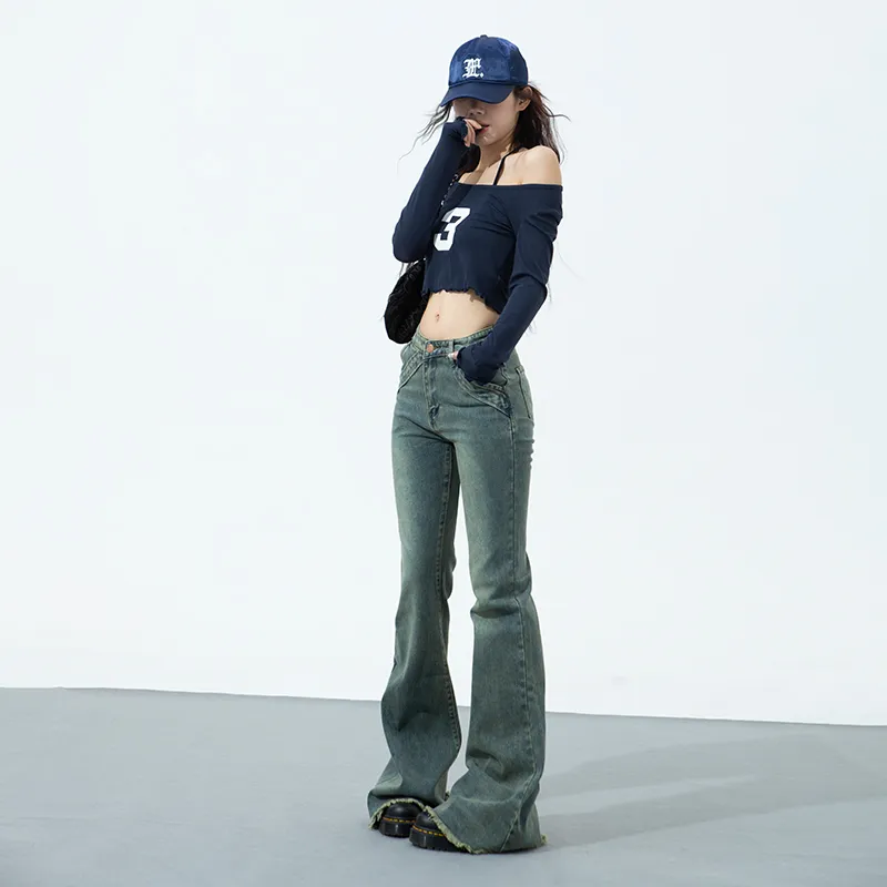TLONELY1 Jeans Women's Vintage Distressed Millennium Blue-10