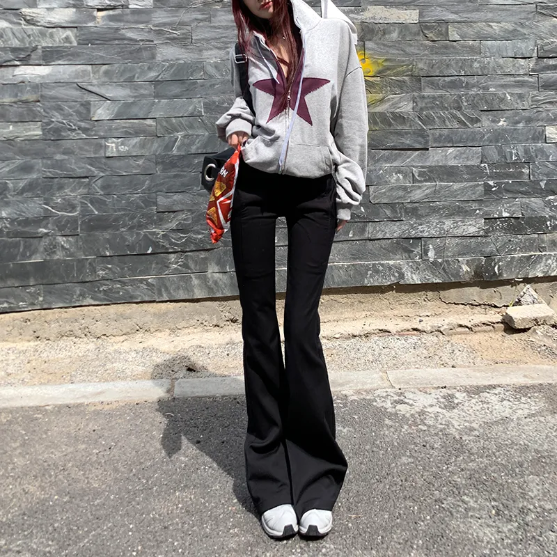 ZRZV Casual Pants Women's Black-8