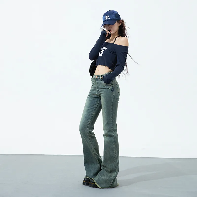 TLONELY1 Jeans Women's Vintage Distressed Millennium Blue-5