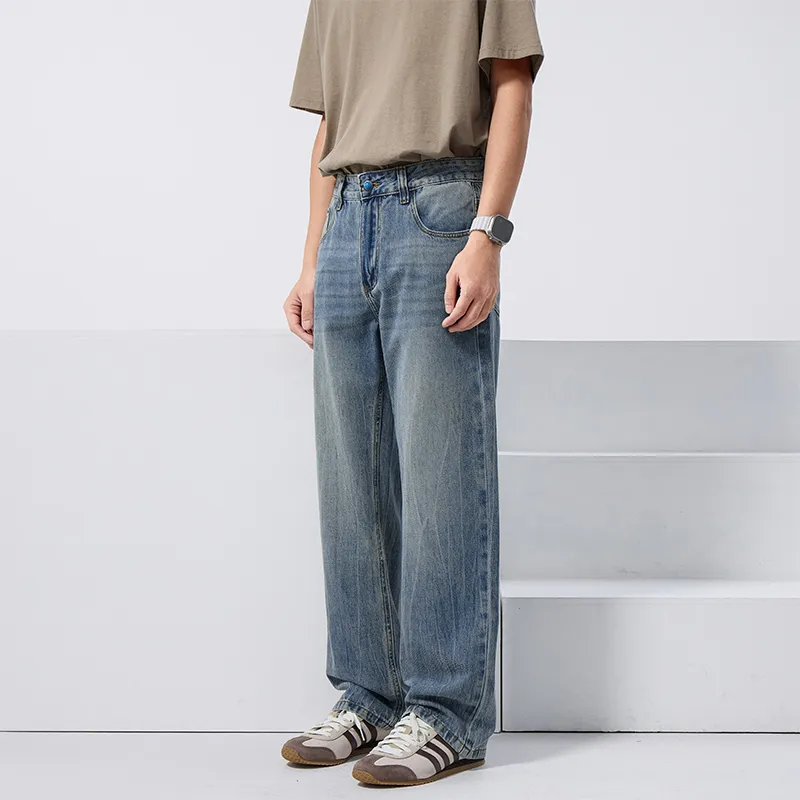 ZRZV Jeans Unisex Light Blue-5