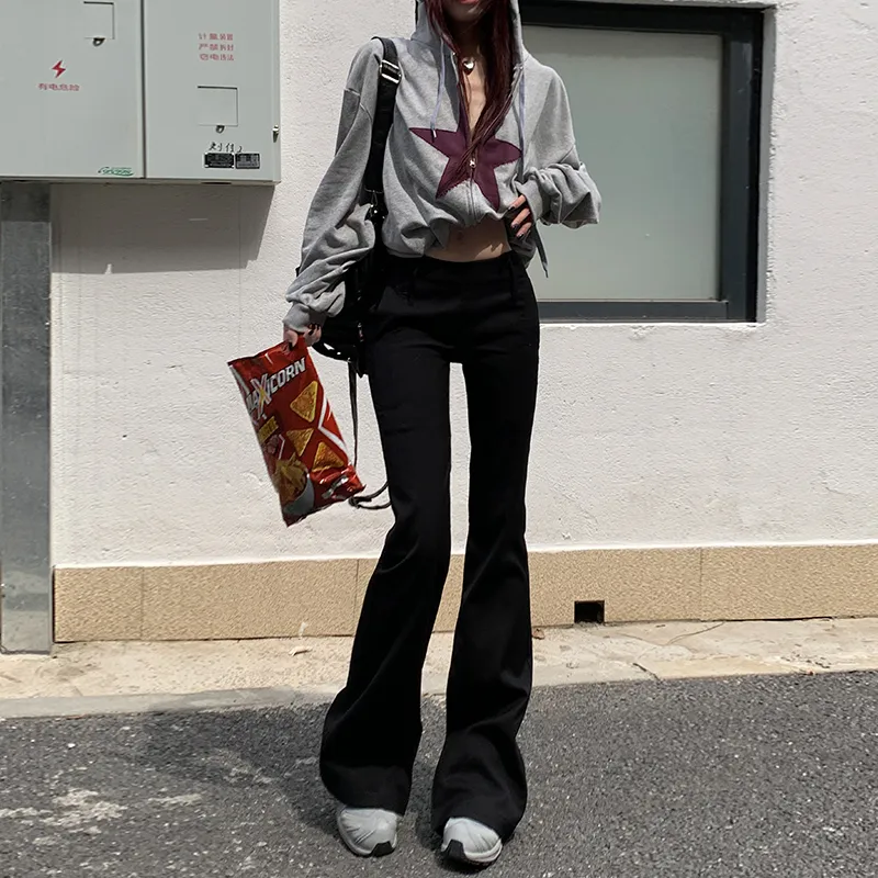 ZRZV Casual Pants Women's Black-9