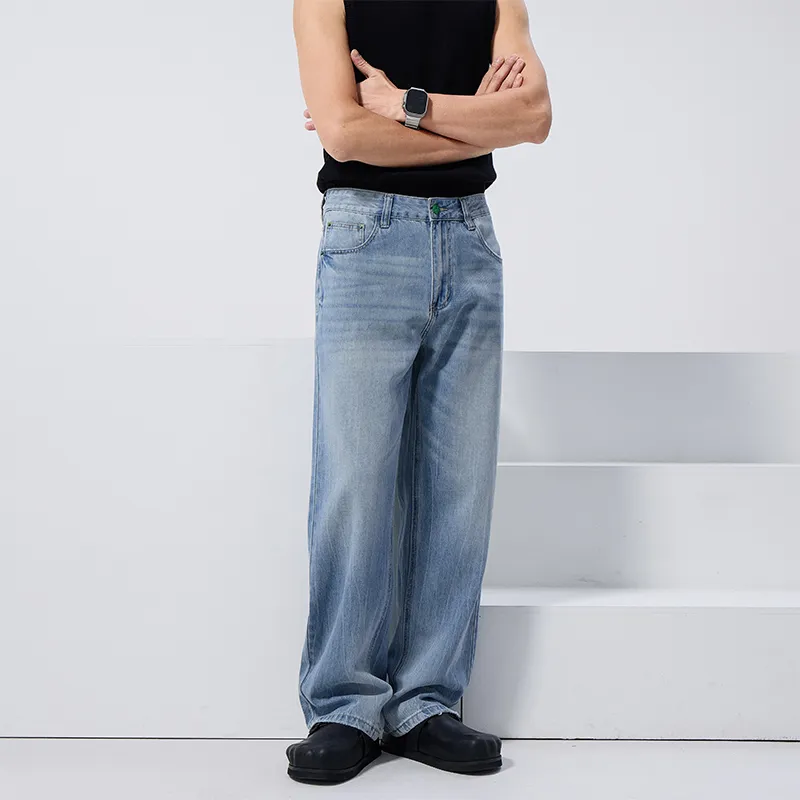 ZRZV Jeans Unisex Light Blue-5