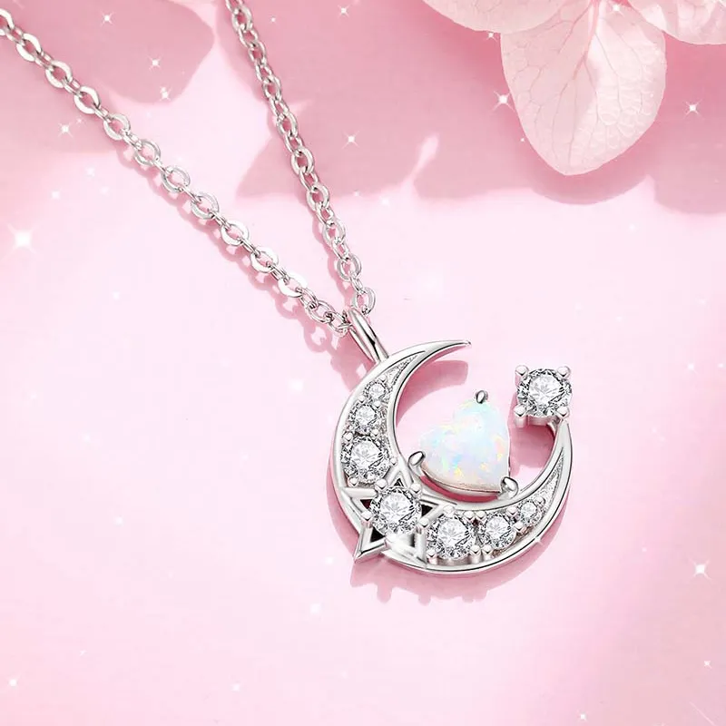 Supreme Love S925 Necklaces Women's-3