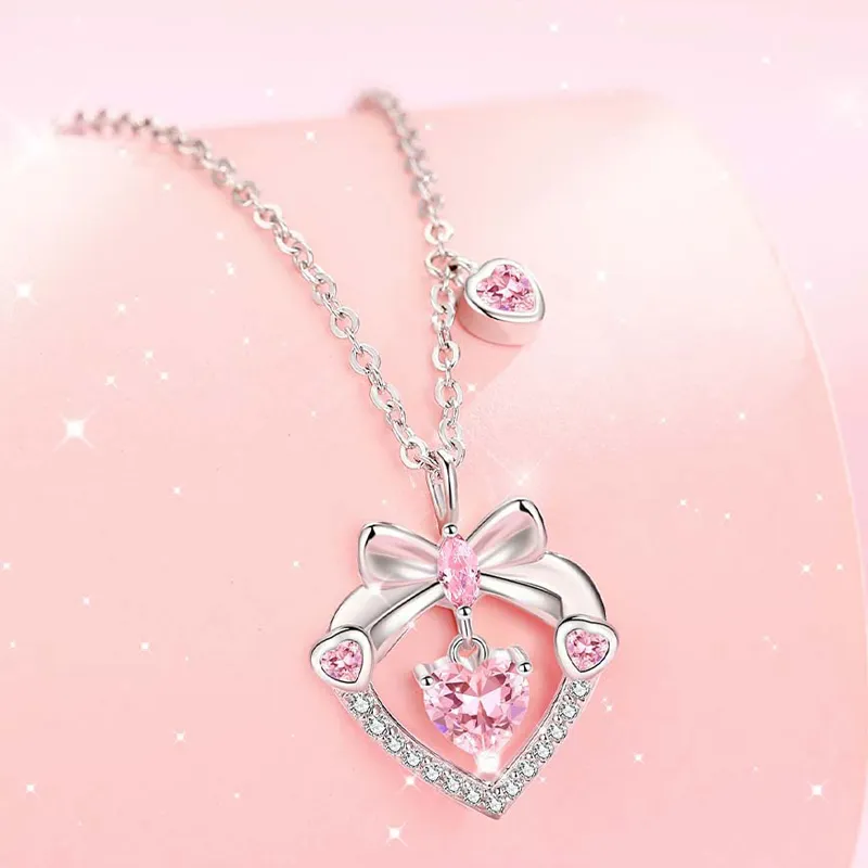 Supreme Love S925 Necklaces Women's-3