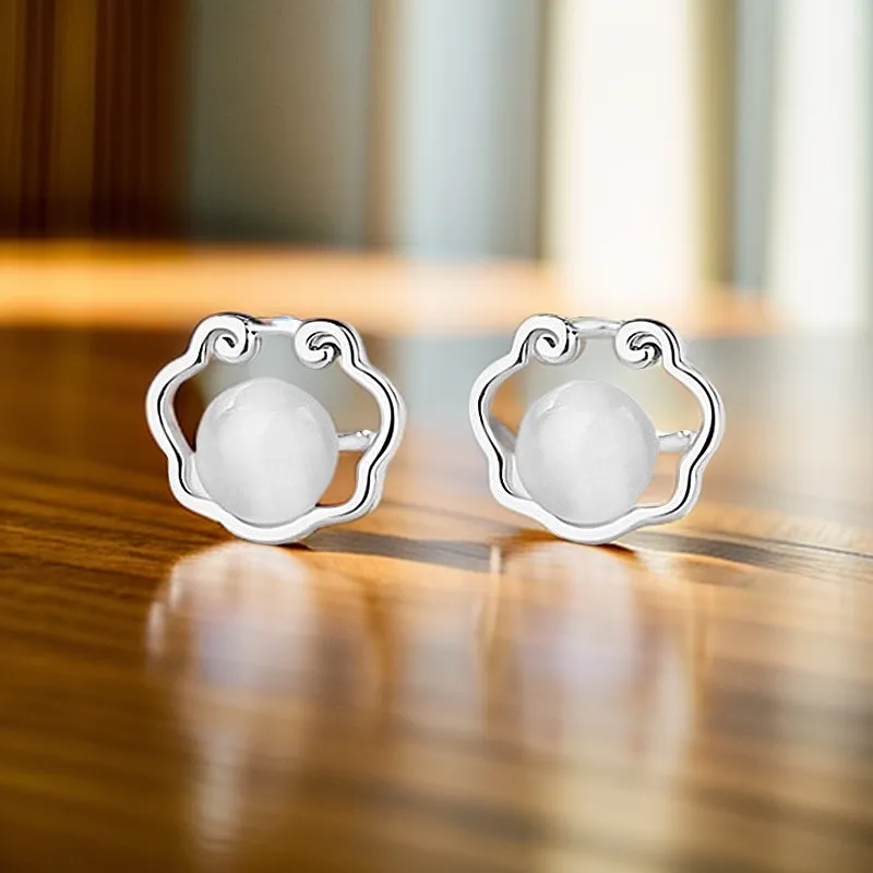 Supreme Love S925 Stud Earrings Women's-2