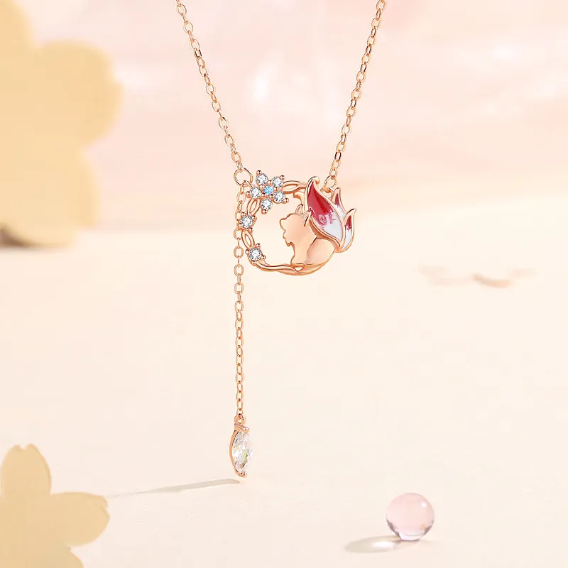 Supreme Love S925 Necklaces Women's-2