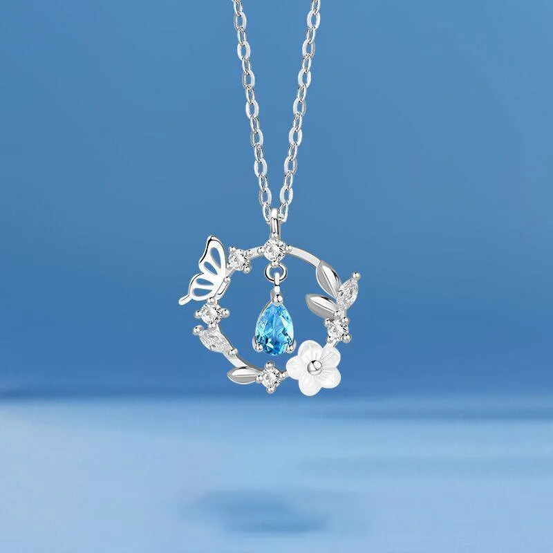 Supreme Love S925 Silver Necklaces Women's-1