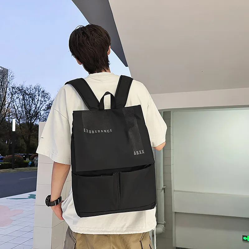 Moonshine Membrana Dermalis Backpack Travel Computer Backpack Unisex Black/White/Gray-2