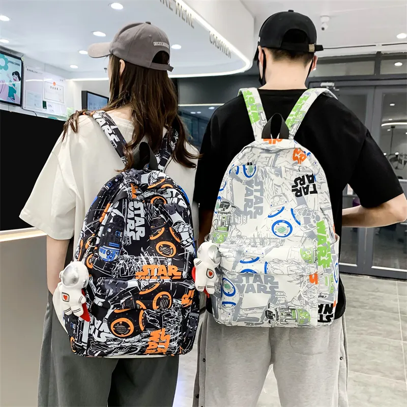Moonshine Nylon Backpack Regular Unisex Black/Gray-11