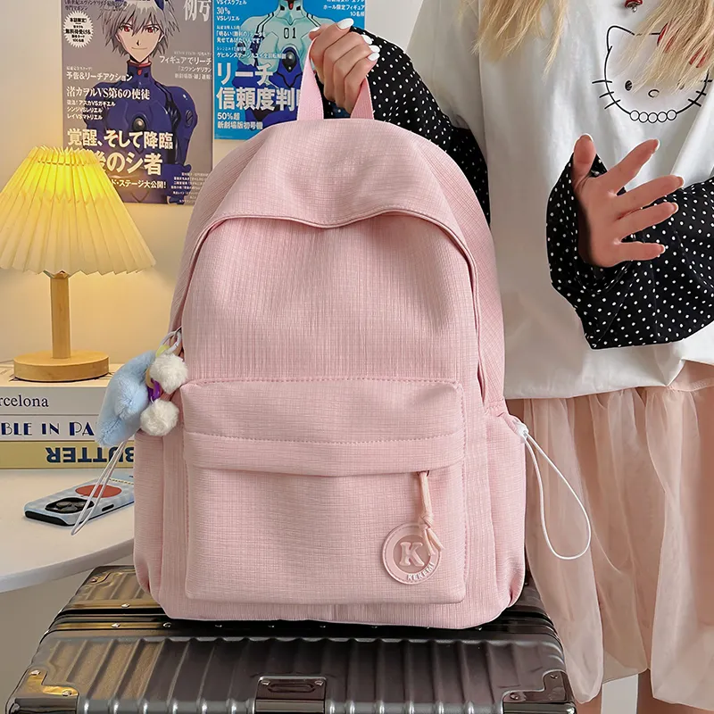 Moonshine Oxford Backpack Unisex Black/White/Pink/Yellow/Blue/Green-8