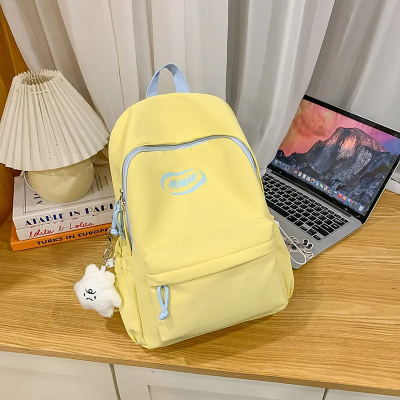 Moonshine Nylon Backpack Unisex Black/White/Red/Blue/Yellow-13