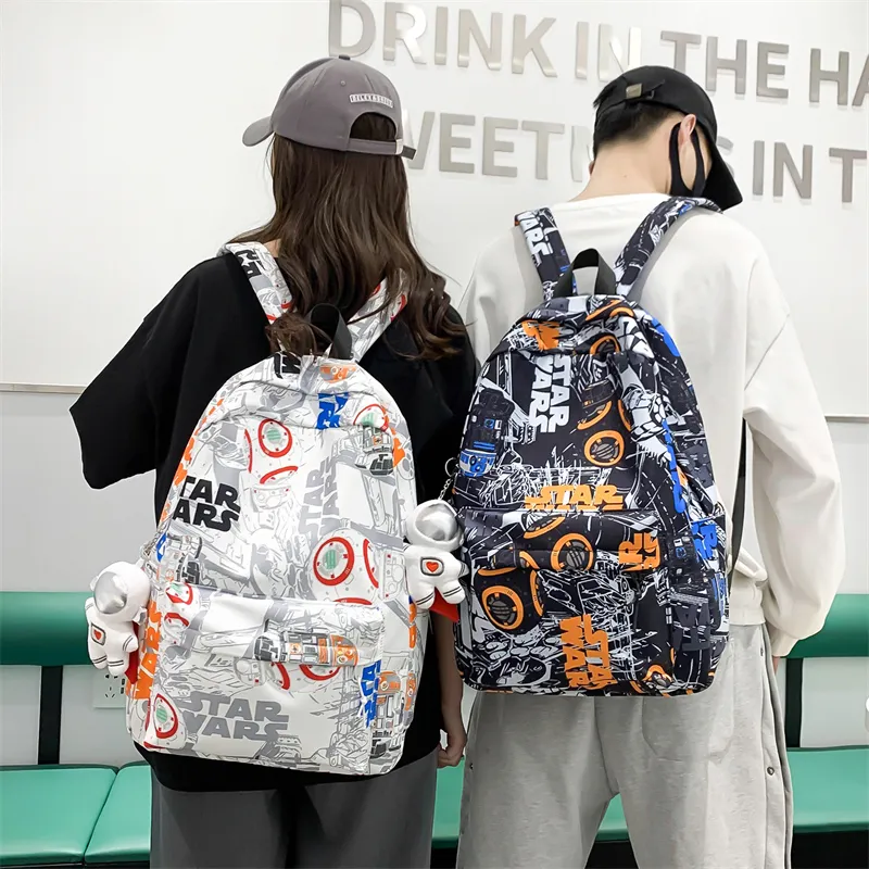 Moonshine Nylon Backpack Regular Unisex Black/Gray-3