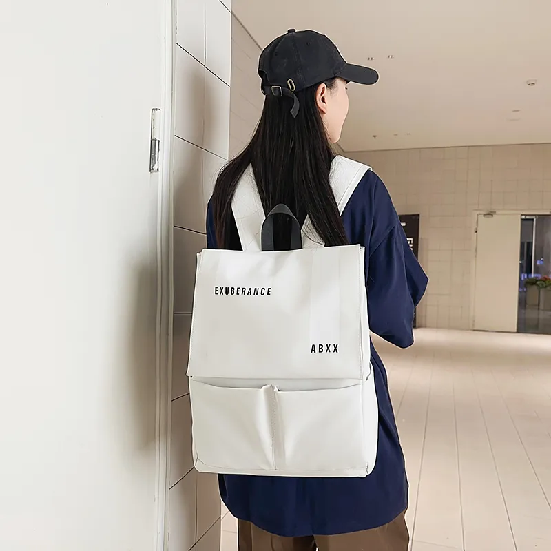 Moonshine Membrana Dermalis Backpack Travel Computer Backpack Unisex Black/White/Gray-5