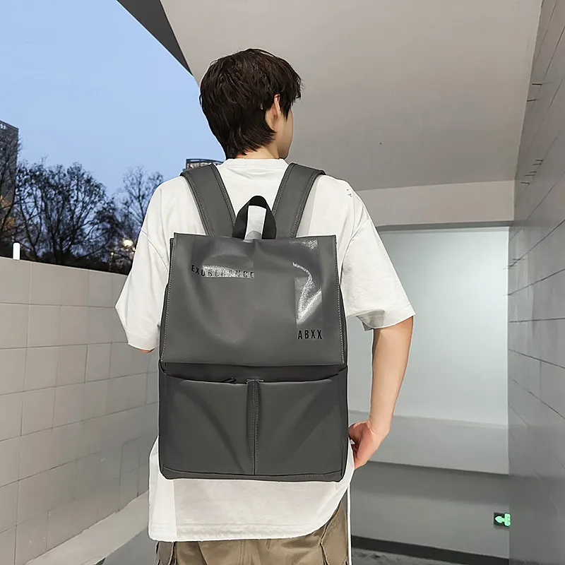 Moonshine Membrana Dermalis Backpack Travel Computer Backpack Unisex Black/White/Gray-9