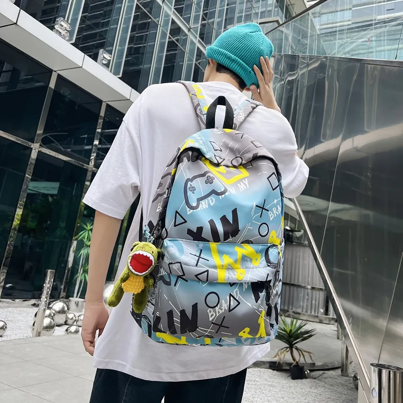 Moonshine Nylon Backpack Regular Unisex Multicolor-15