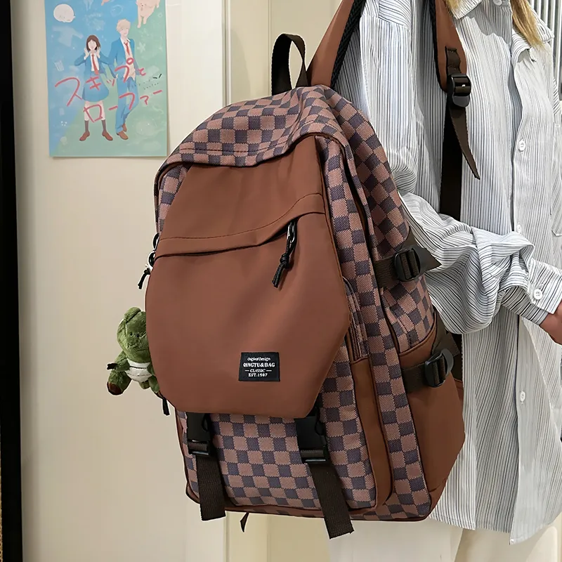 Moonshine PU Backpack Regular Unisex Black/Brown-6