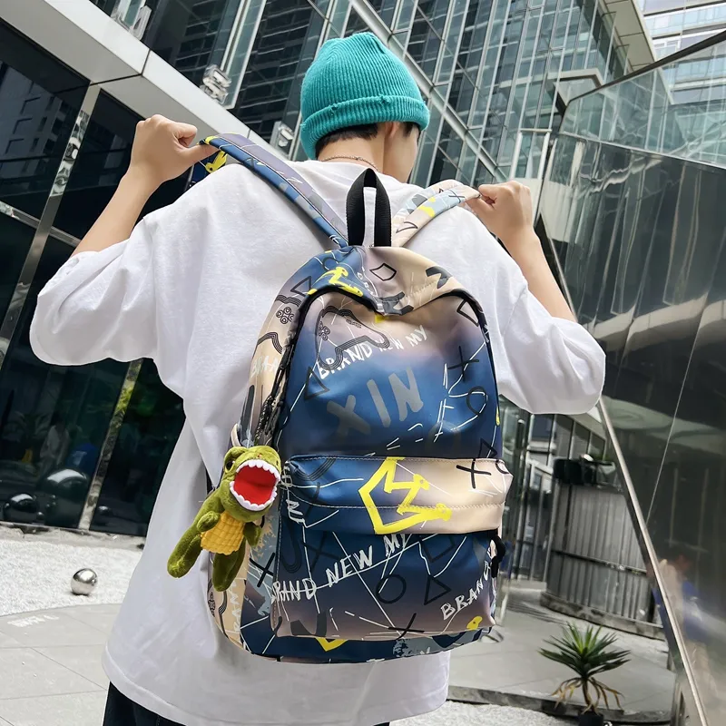 Moonshine Nylon Backpack Regular Unisex Multicolor-9