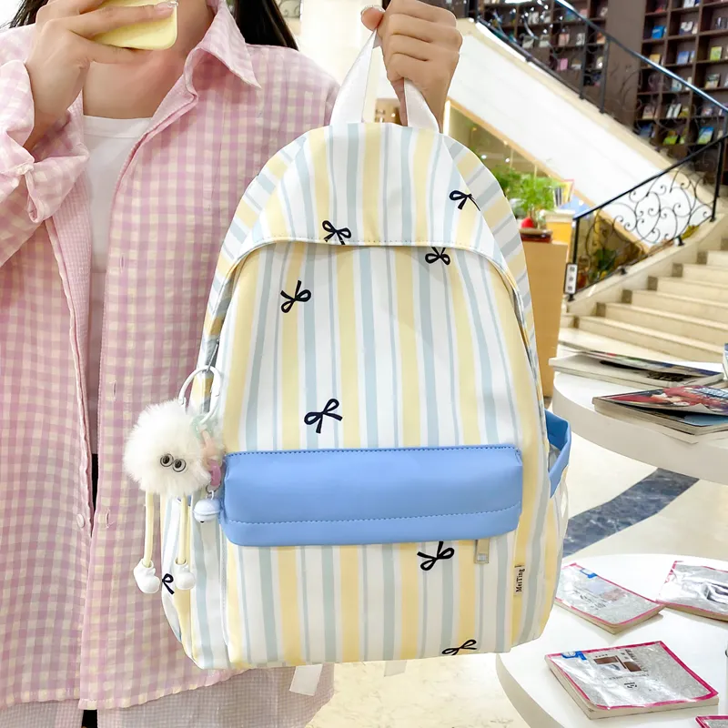 Moonshine Nylon Backpack Women's Blue/Purple/Orange/Yellow-10