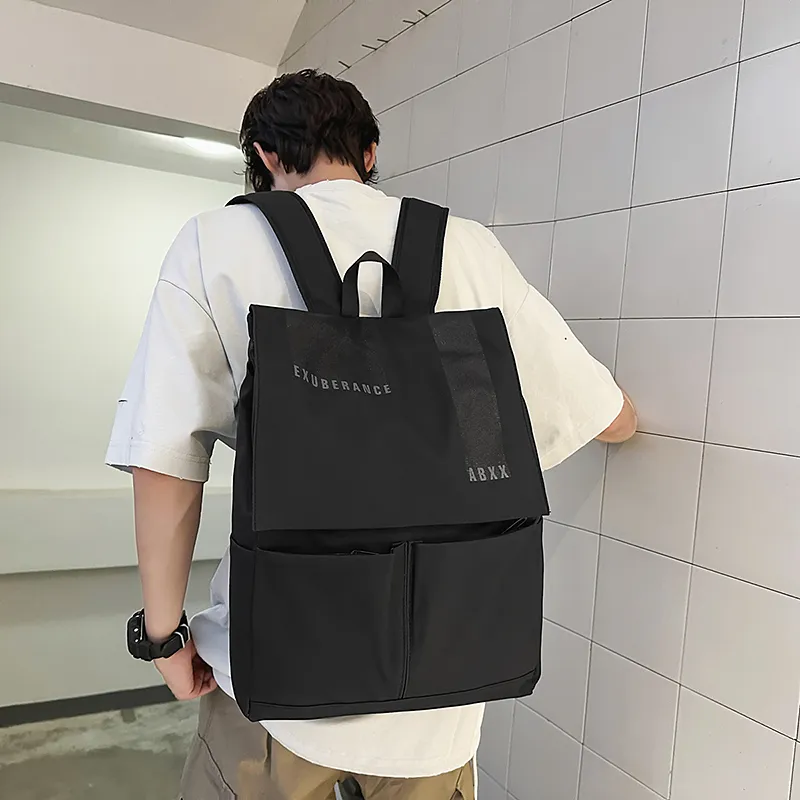 Moonshine Membrana Dermalis Backpack Travel Computer Backpack Unisex Black/White/Gray-3
