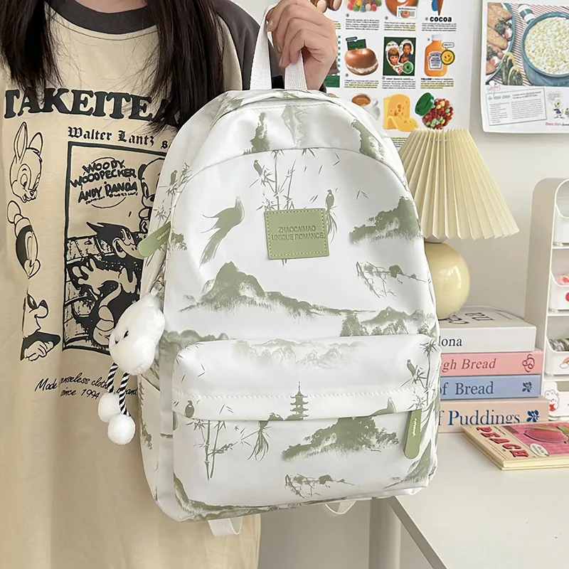 Moonshine Nylon Backpacks Unisex Multicolor-15
