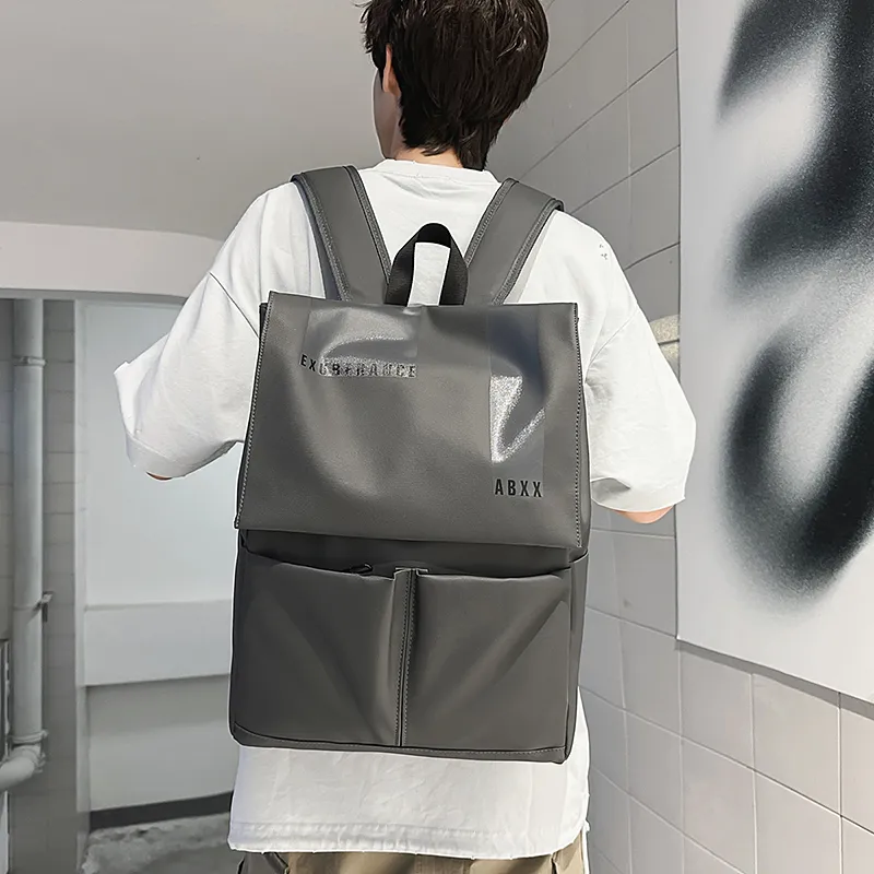Moonshine Membrana Dermalis Backpack Travel Computer Backpack Unisex Black/White/Gray-11