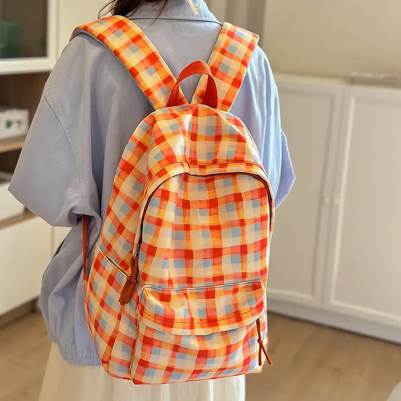 Moonshine Nylon Backpack Unisex Multicolor-11