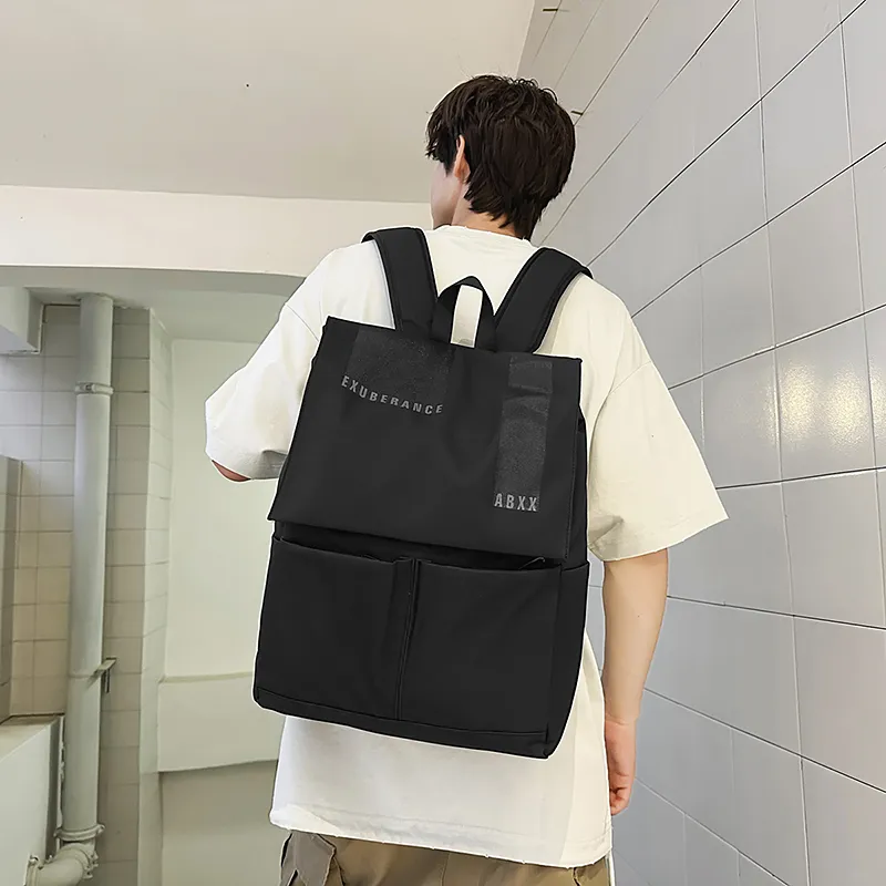 Moonshine Membrana Dermalis Backpack Travel Computer Backpack Unisex Black/White/Gray-1