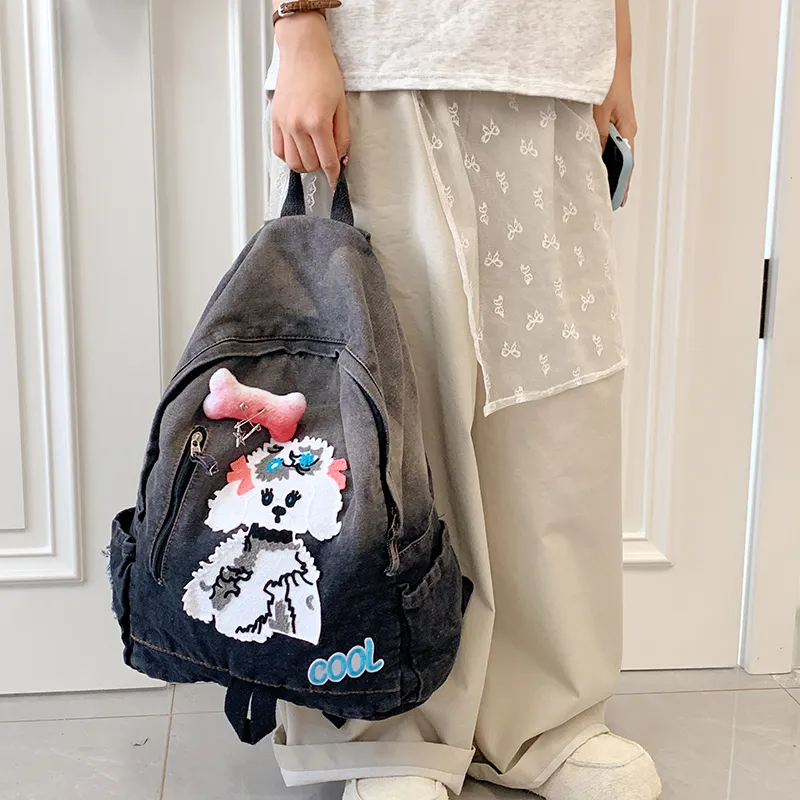 Moonshine Fabric Backpack Unisex Multicolor-1