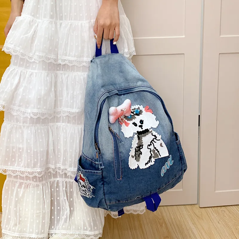 Moonshine Fabric Backpack Unisex Multicolor-4