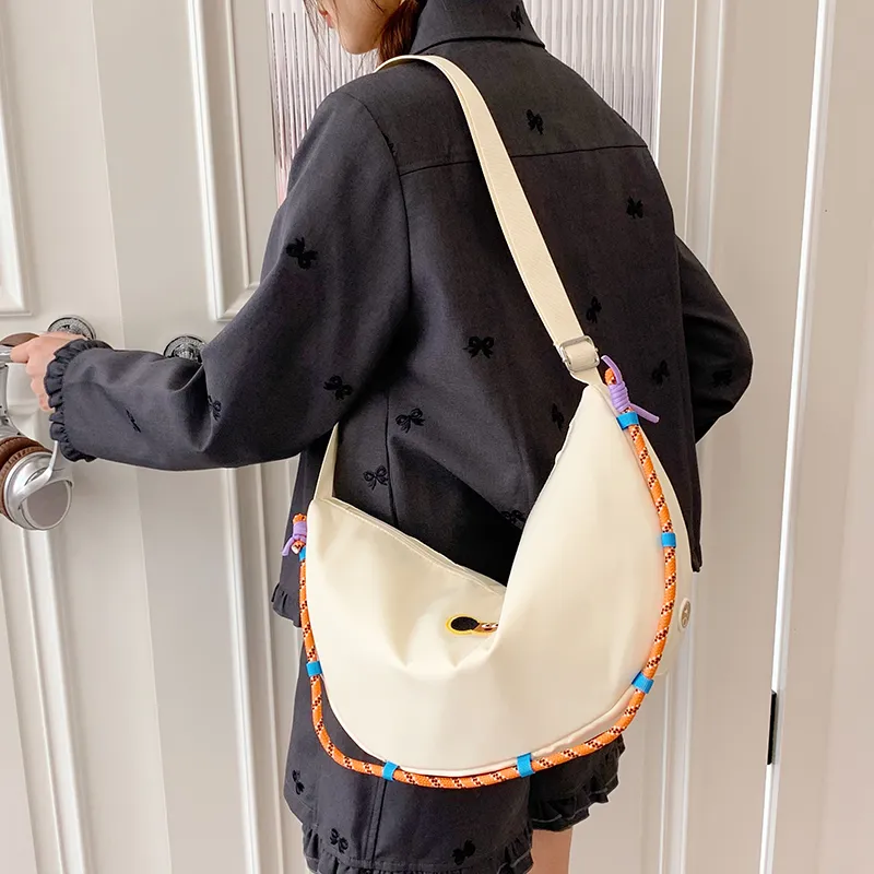 Moonshine Nylon Fabric Dumpling Bag, Crossbody Bag, Shoulder Bag Women's Multicolor-3