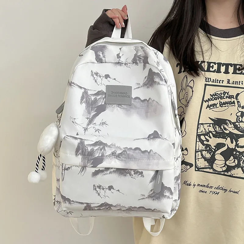 Moonshine Nylon Backpacks Unisex Multicolor-7