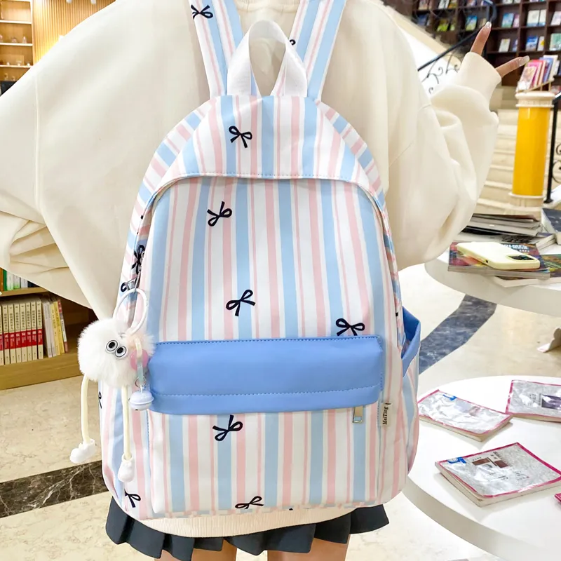 Moonshine Nylon Backpack Women's Blue/Purple/Orange/Yellow-2