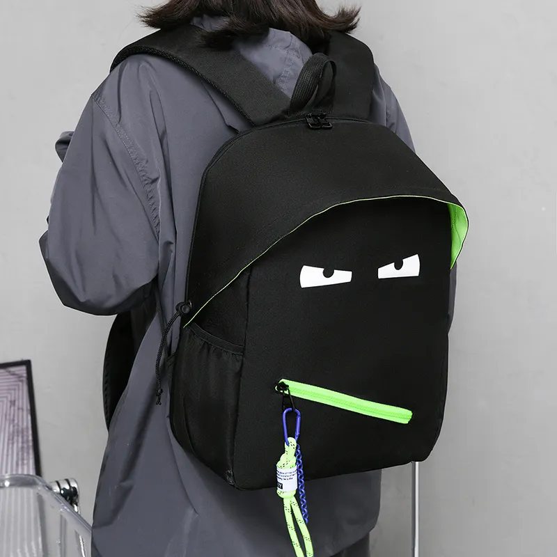Moonshine Waterproof Fabric Backpack Regular Unisex Black/Gray-12
