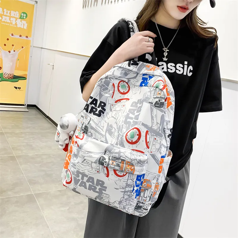 Moonshine Nylon Backpack Regular Unisex Black/Gray-17