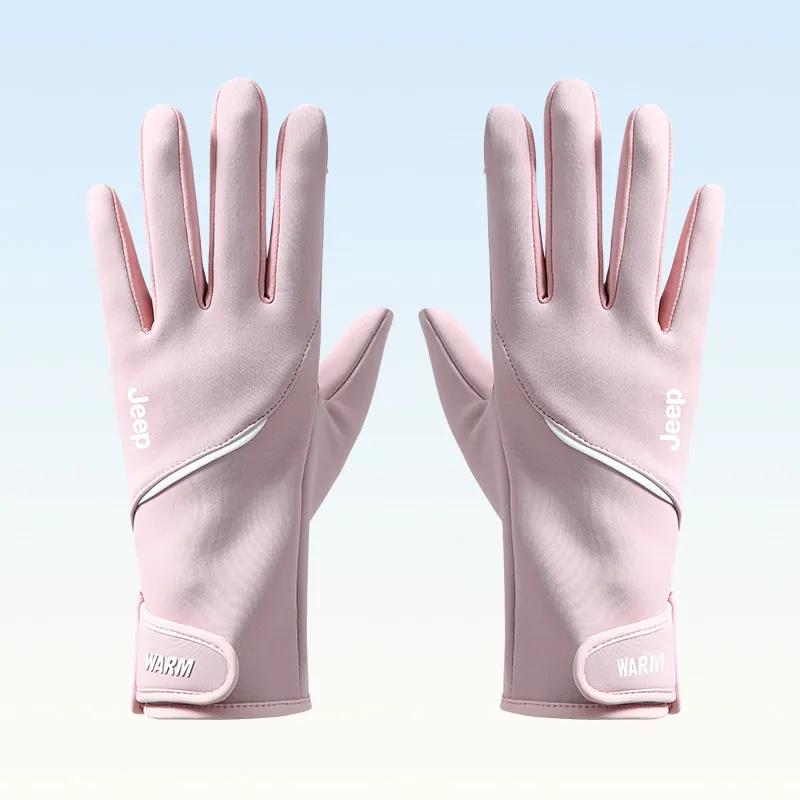 Jeep Fleece-Lined Warm Gloves Unisex-10