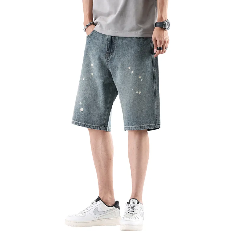 Jeep Denim Shorts Unisex P75DMWN271 Blue-2