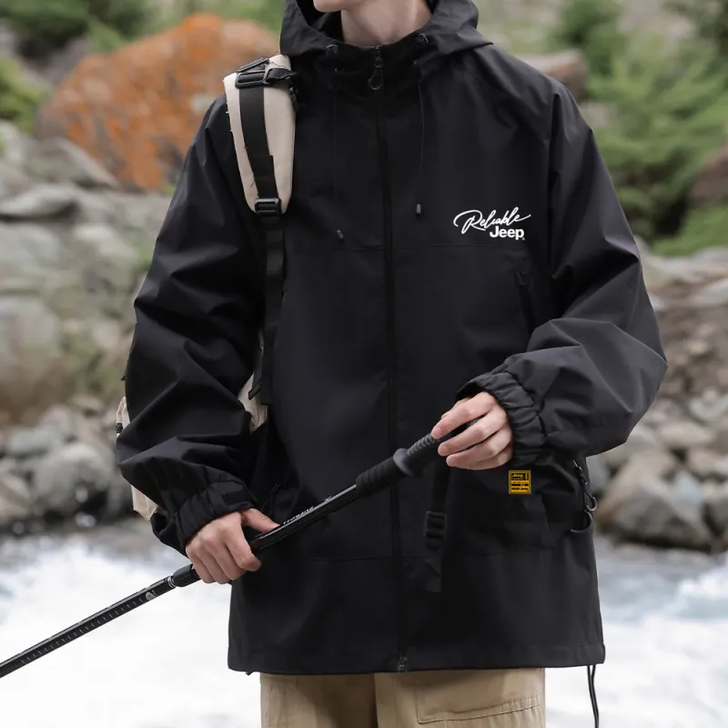 Jeep Jackets Unisex P74GMWJ643 Black-4