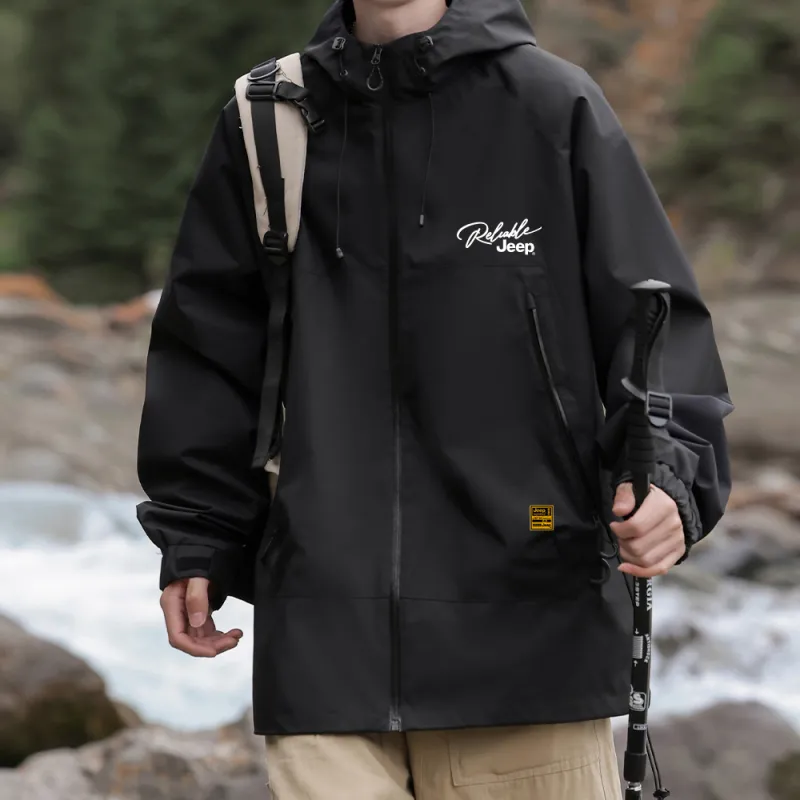 Jeep Jackets Unisex P74GMWJ643 Black-6