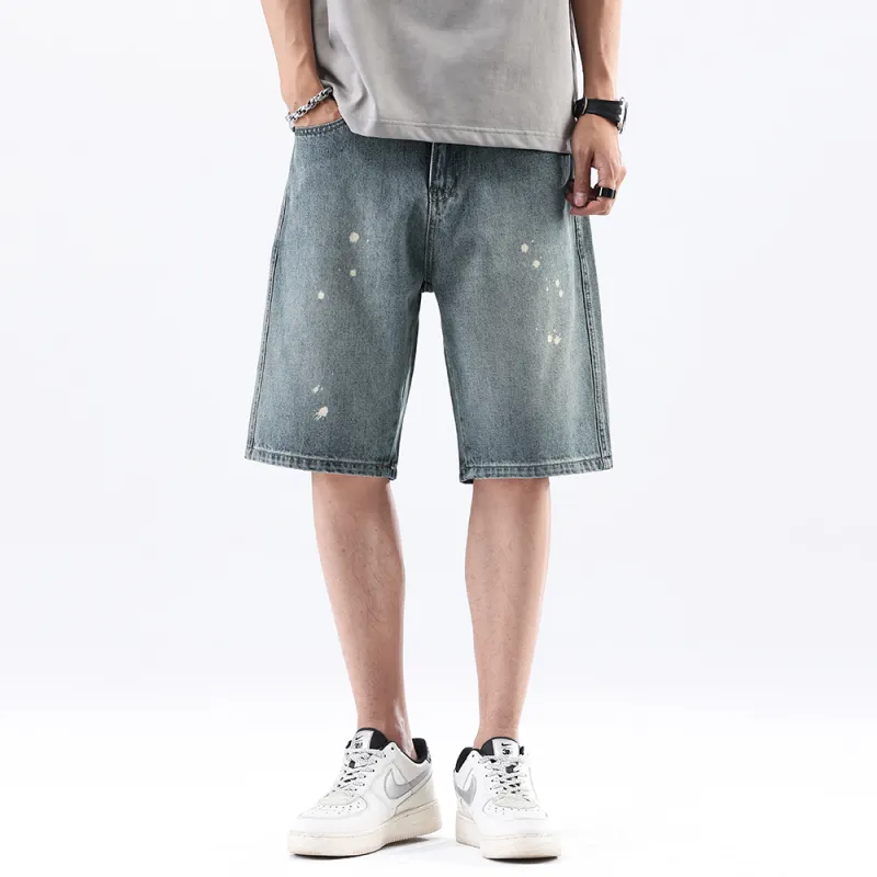 Jeep Denim Shorts Unisex P75DMWN271 Blue-3