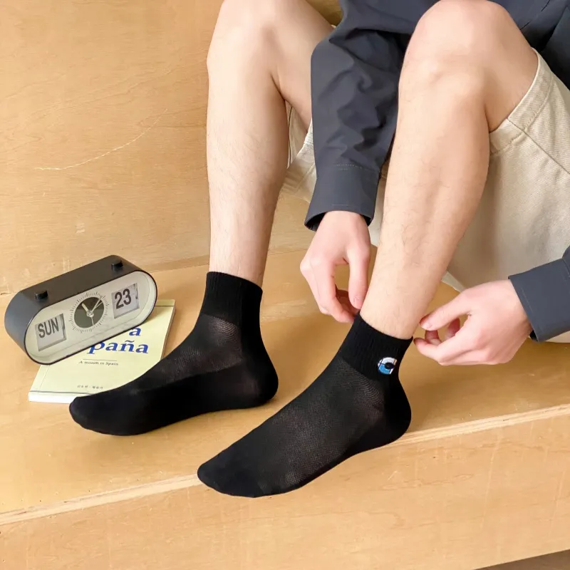 Lan Miao Mid Calf Socks Men's 3 Pack-9