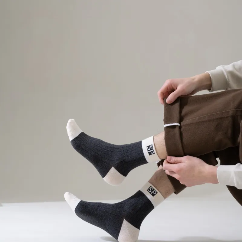 Lan Miao Mid Calf Socks Men's Combo Set-4
