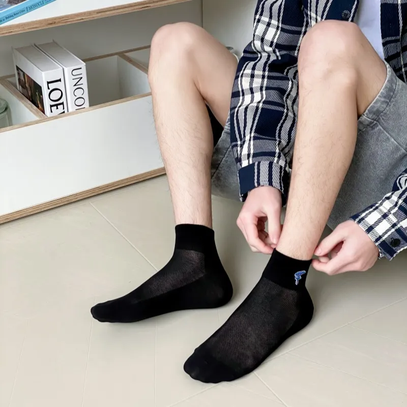 Lan Miao Mid-Calf Socks Men's 5 Pack-26