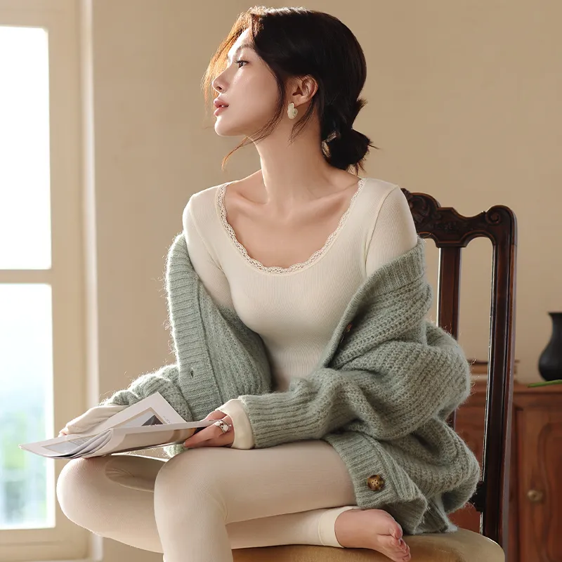 Lan Miao Women's Thermal Sets-40