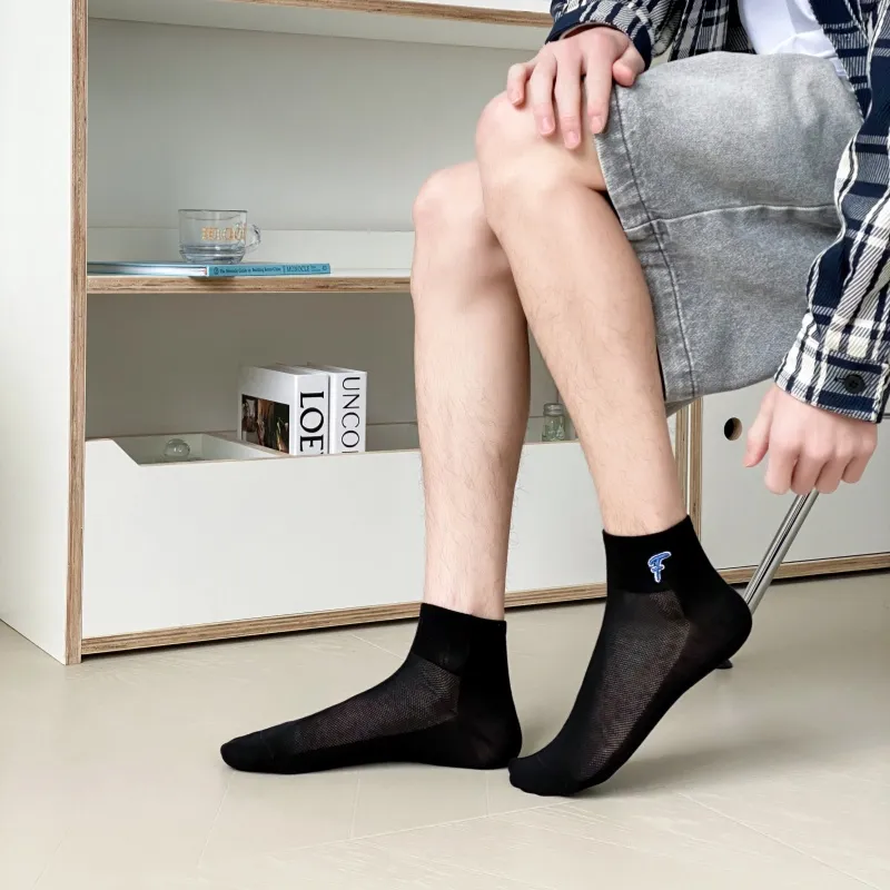 Lan Miao Mid-Calf Socks Men's 5 Pack-29