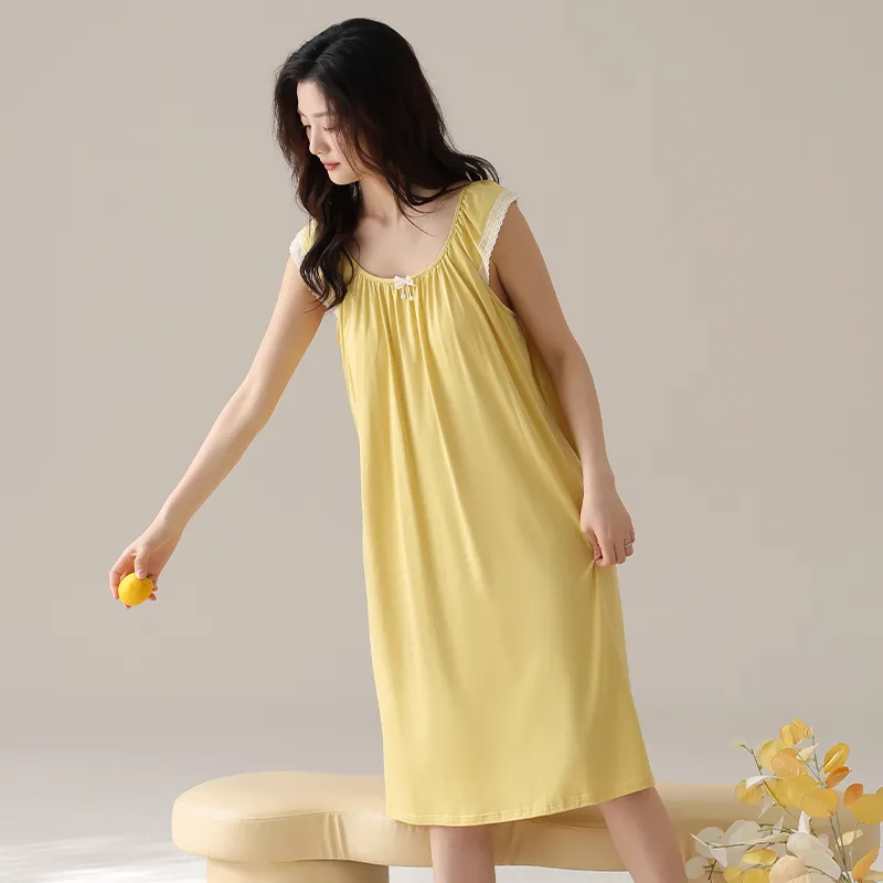 Lan Miao Women's Nightgowns-1