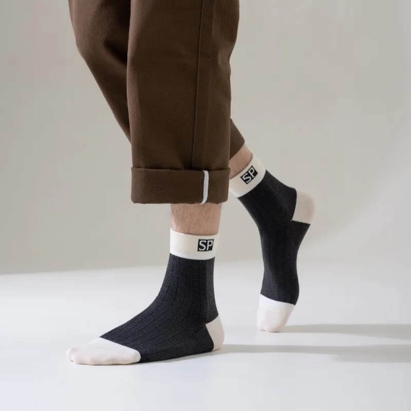 Lan Miao Mid Calf Socks Men's Combo Set-10
