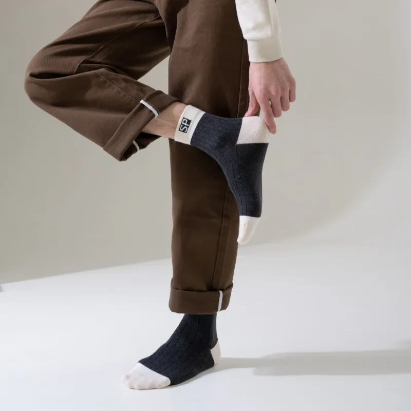 Lan Miao Mid Calf Socks Men's Combo Set-14