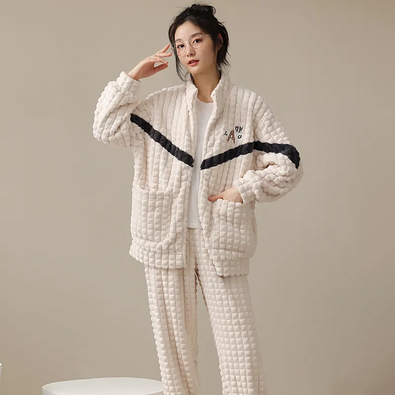 Lan Miao Pajama Set Women's Shopping Bag Pearl White-2