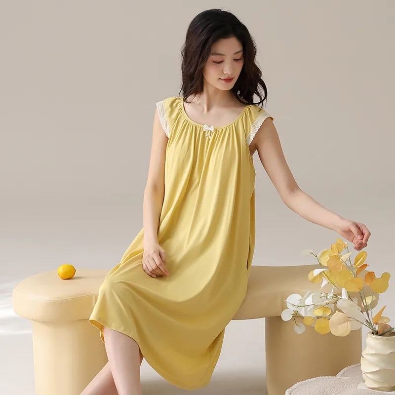 Lan Miao Women's Nightgowns-4