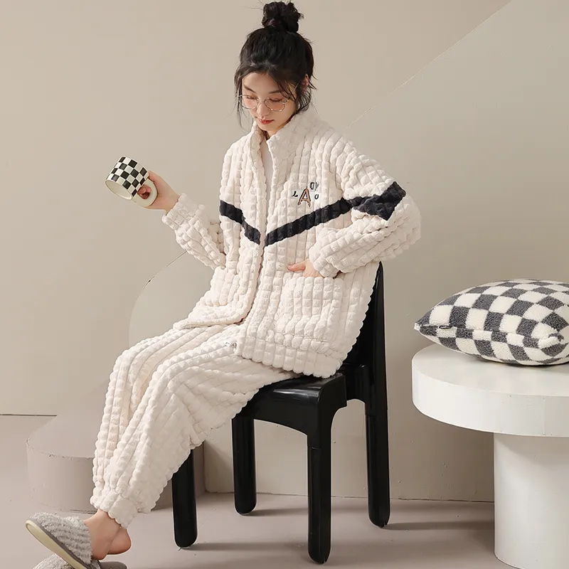 Lan Miao Pajama Set Women's Shopping Bag Pearl White-7